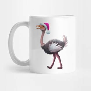 Cute Ostrich Drawing Mug